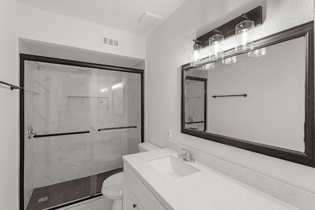 355 N Post Oak Ln Unit 839, Houston, TX 77024 - bathroom featuring a marble finish shower and vanity