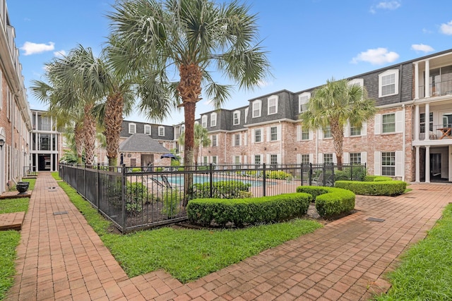 355 N Post Oak Ln Unit 839, Houston, TX 77024 - view of home's community featuring a residential view and a swimming pool