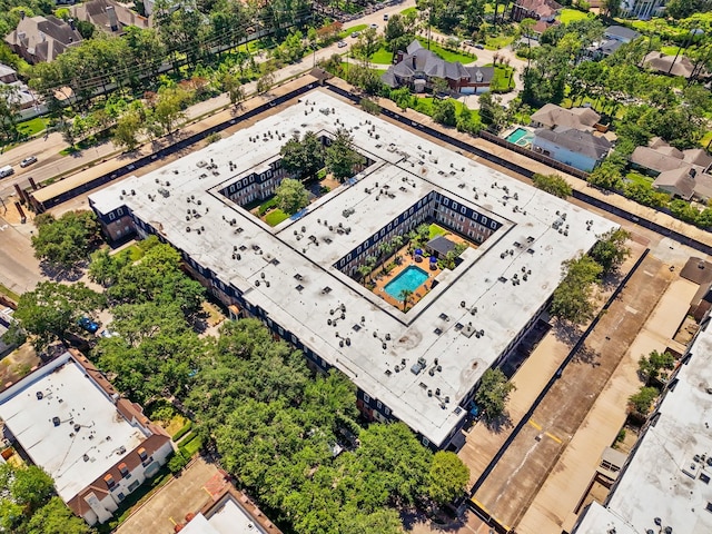 355 N Post Oak Ln Unit 839, Houston, TX 77024 - bird's eye view of a pool