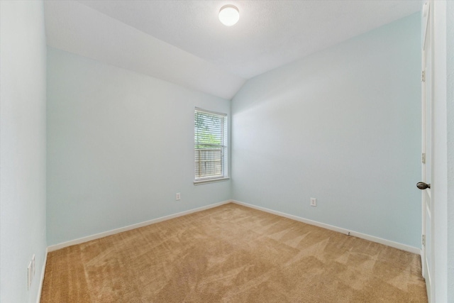 10207 Olive Mount St, Pearland, TX 77584 - spare room featuring light carpet and lofted ceiling