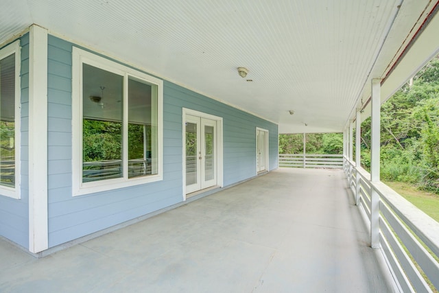 131 Canary Ln, Coldspring, TX 77331 - view of patio with french doors