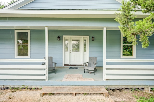 131 Canary Ln, Coldspring, TX 77331 - property entrance featuring covered porch