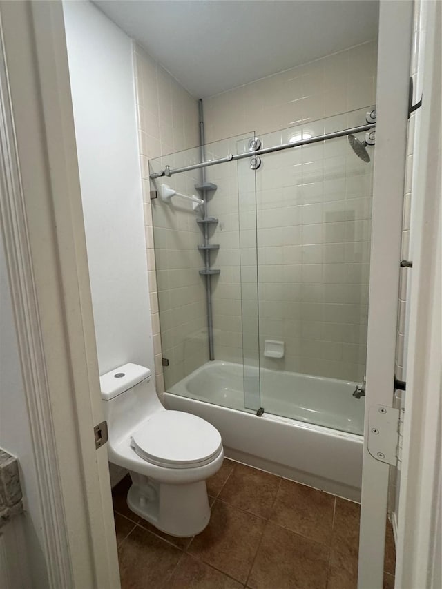 14410 Brentshire Ln, Houston, TX 77069 - full bath with combined bath / shower with glass door and tile patterned flooring