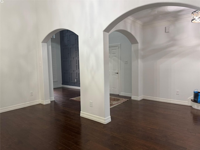 14410 Brentshire Ln, Houston, TX 77069 - unfurnished room with wood finished floors and ornamental molding