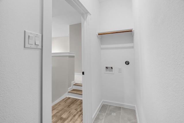 2206 Mansfield, Houston, TX 77091 - laundry room featuring hookup for a washing machine and baseboards