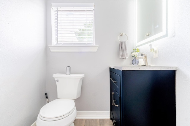 503 Detering St, Houston, TX 77007 - bathroom featuring vanity and wood finished floors