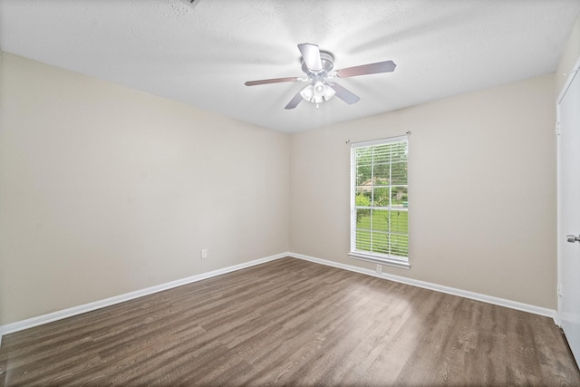 407 Gamewood Dr, Spring, TX 77386 - unfurnished room with wood finished floors and a ceiling fan