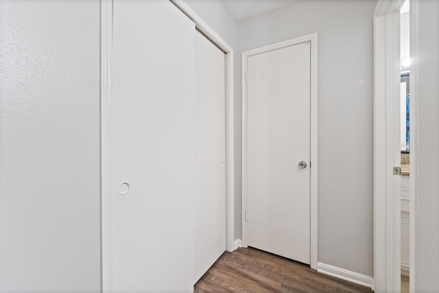 407 Gamewood Dr, Spring, TX 77386 - hallway featuring dark wood-style floors