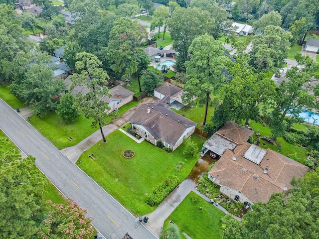 407 Gamewood Dr, Spring, TX 77386 - aerial view of property and surrounding area with nearby suburban area