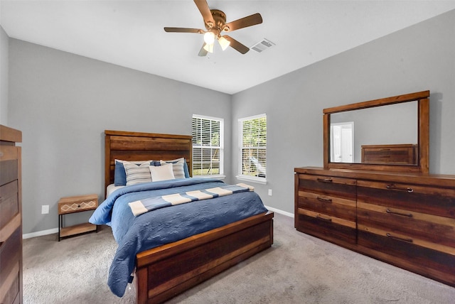 3534 Cork Dr, Houston, TX 77047 - bedroom with carpet and a ceiling fan