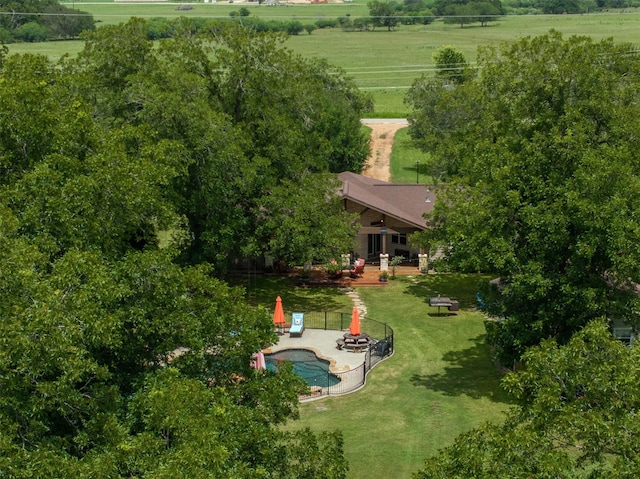 194 2 Mile Ln, Smithville, TX 78957 - aerial view of property and surrounding area with rural landscape