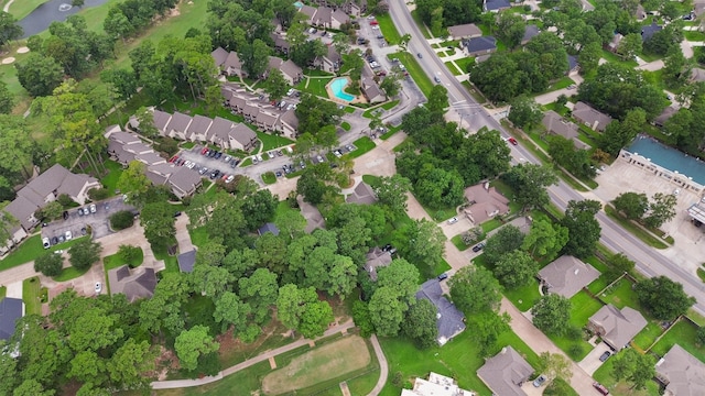 3330 Lake Island Dr, Montgomery, TX 77356 - aerial overview of property's location with a large body of water and nearby suburban area