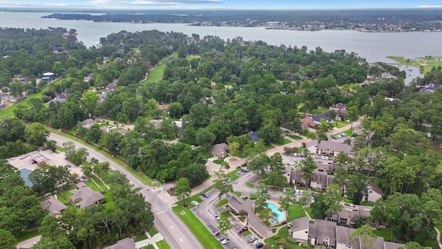 3330 Lake Island Dr, Montgomery, TX 77356 - aerial view of property and surrounding area with a large body of water