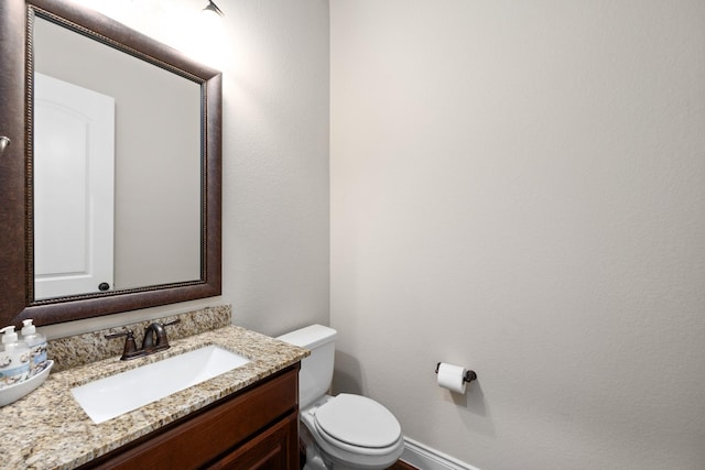 19219 Spotted Bass Ln, Cypress, TX 77433 - half bathroom with toilet and vanity