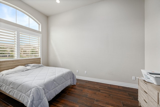 19219 Spotted Bass Ln, Cypress, TX 77433 - bedroom with wood finished floors, multiple windows, and recessed lighting