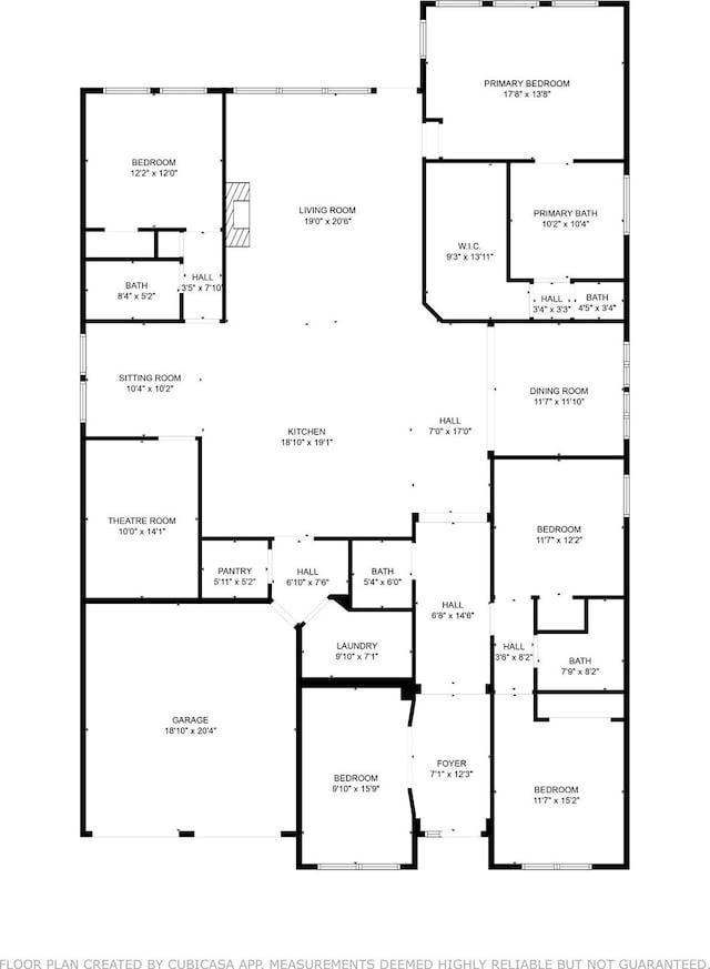 19219 Spotted Bass Ln, Cypress, TX 77433 - view of property floor plan