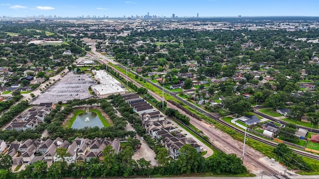 4663 Trembling Forest Ln, Houston, TX 77092 - view of property location featuring nearby urban area and a large body of water