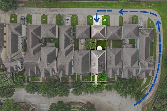 4663 Trembling Forest Ln, Houston, TX 77092 - bird's eye view