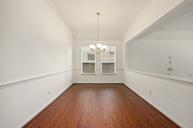 6230 Ledger Ln, Missouri City, TX 77459 - unfurnished dining area with a chandelier and wood finished floors