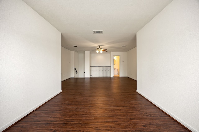 6230 Ledger Ln, Missouri City, TX 77459 - spare room featuring wood finished floors and a ceiling fan
