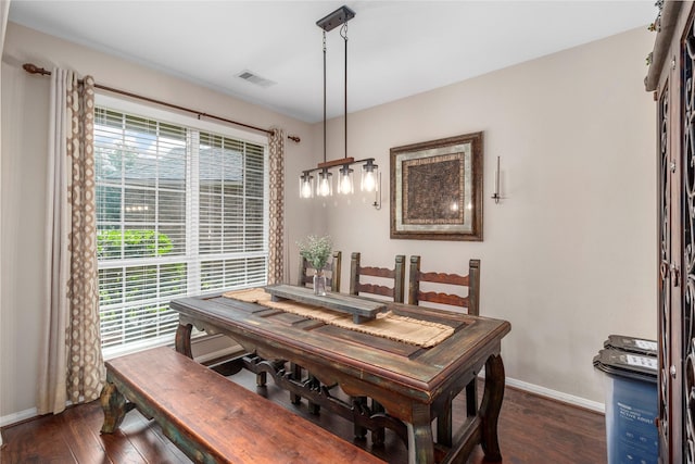 19334 St Winfred Dr, Spring, TX 77379 - dining area featuring healthy amount of natural light and dark wood-style floors