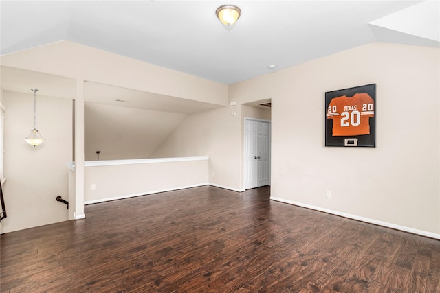 19334 St Winfred Dr, Spring, TX 77379 - empty room with lofted ceiling and wood finished floors