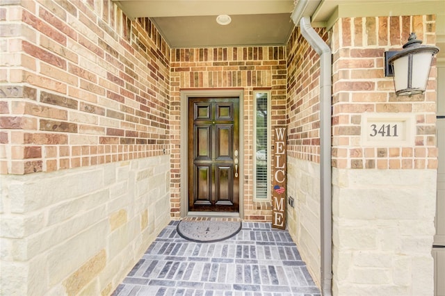 3411 Brampton Island Dr, Katy, TX 77494 - entrance to property featuring brick siding