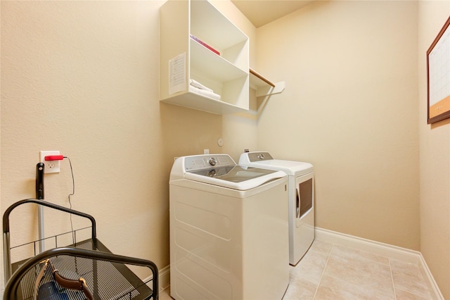 3411 Brampton Island Dr, Katy, TX 77494 - laundry room with separate washer and dryer and light tile patterned floors