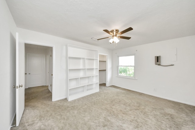 1404 Aldrich St, Houston, TX 77055 - unfurnished bedroom featuring light carpet and a ceiling fan