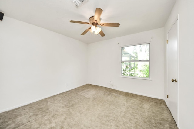 1404 Aldrich St, Houston, TX 77055 - empty room featuring carpet floors and a ceiling fan