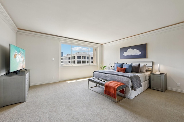 49 Briar Hollow Ln Unit 702, Houston, TX 77027 - carpeted bedroom with crown molding and baseboards