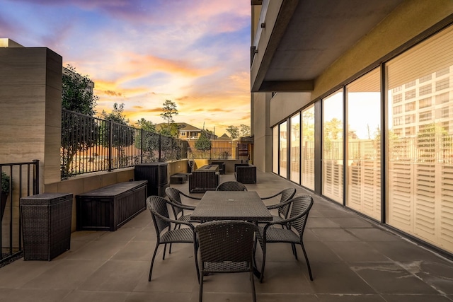 49 Briar Hollow Ln Unit 702, Houston, TX 77027 - view of patio / terrace with outdoor lounge area