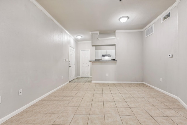 1330 Old Spanish Trl Unit 5106, Houston, TX 77054 - empty room with ornamental molding and light tile patterned floors