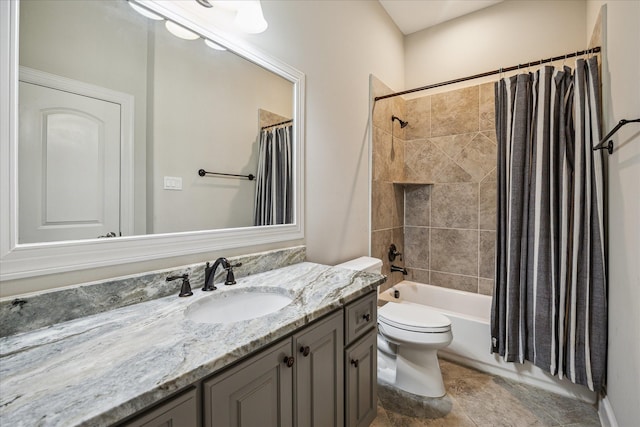 3310 Glen Haven Blvd, Houston, TX 77025 - bathroom with vanity and shower / tub combo with curtain