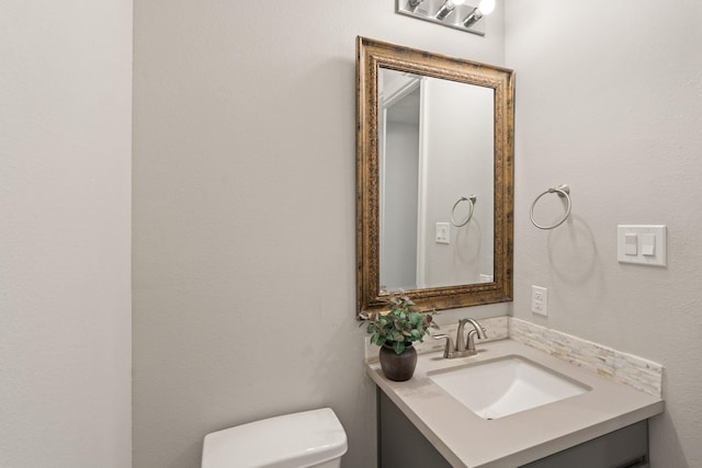 6023 Dovetail Cliff Ct, Katy, TX 77493 - bathroom featuring vanity and toilet