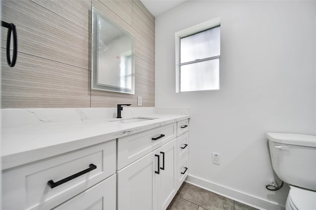 9622 Clanton St, Houston, TX 77080 - bathroom with vanity and tile patterned floors