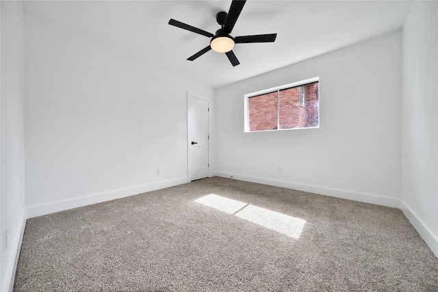 9622 Clanton St, Houston, TX 77080 - spare room featuring carpet flooring and a ceiling fan