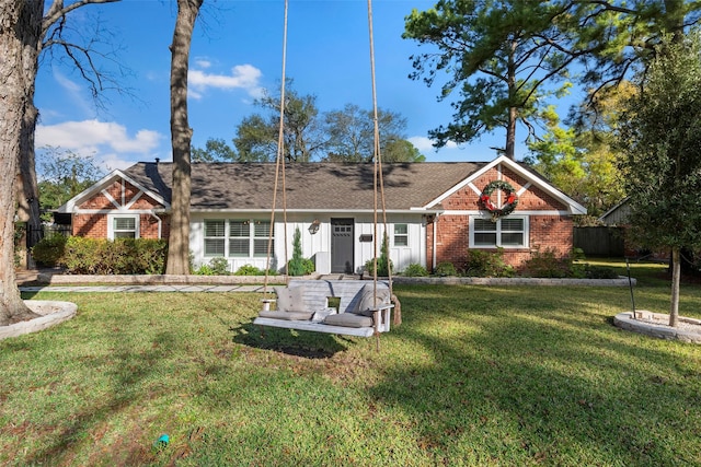 9210 Rangely Dr, Houston, TX 77055 - view of front of property with brick siding and a shingled roof