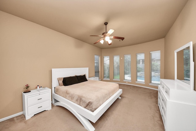 13723 Playa Lucia Ct, Houston, TX 77044 - bedroom featuring light carpet and a ceiling fan