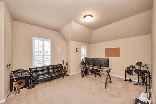13723 Playa Lucia Ct, Houston, TX 77044 - office with baseboards and carpet flooring