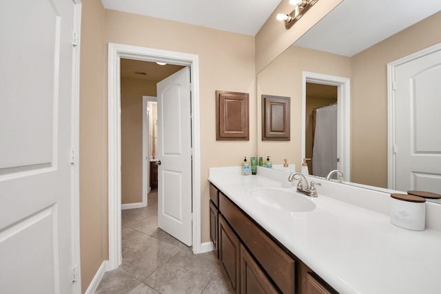13723 Playa Lucia Ct, Houston, TX 77044 - bathroom featuring vanity and tile patterned floors