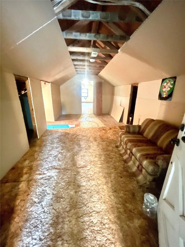 206 E Rogers St, Ganado, TX 77962 - bonus room featuring lofted ceiling