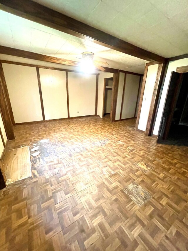 206 E Rogers St, Ganado, TX 77962 - finished below grade area featuring baseboards