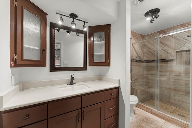 18910 Casper Dr, Spring, TX 77373 - full bath with vanity and a shower stall