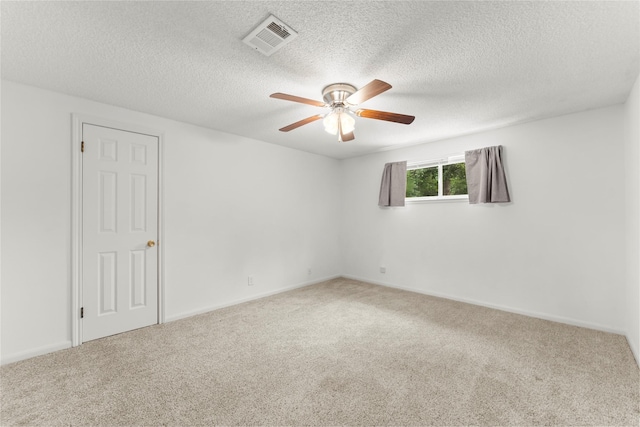 18910 Casper Dr, Spring, TX 77373 - carpeted spare room with a ceiling fan and a textured ceiling