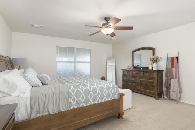 14903 Sugar Sweet Dr, Sugar Land, TX 77498 - bedroom with light carpet and ceiling fan