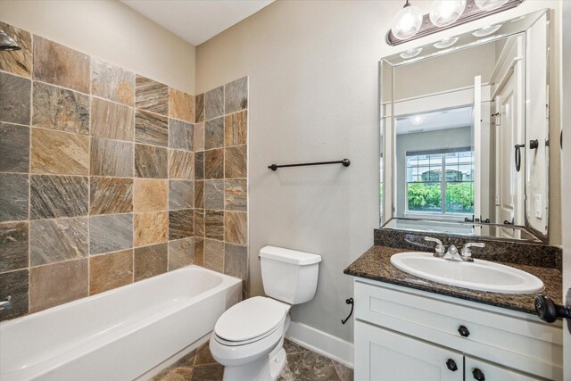 431 Jackson Hill St, Houston, TX 77007 - bathroom with vanity and shower / washtub combination
