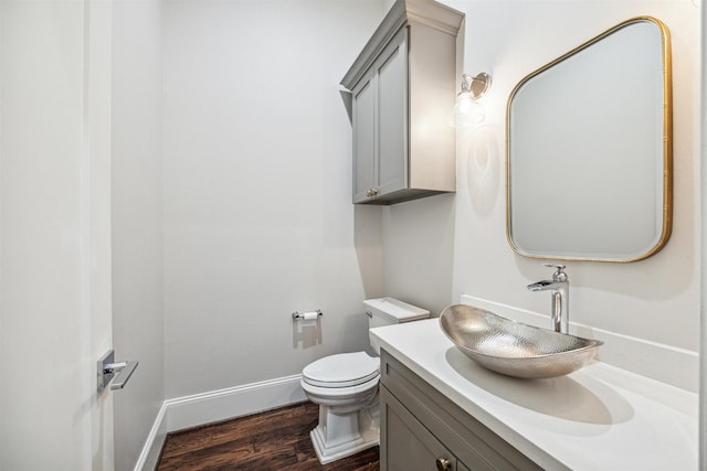 7706 Janak Dr Unit C, Houston, TX 77055 - bathroom with wood finished floors and vanity
