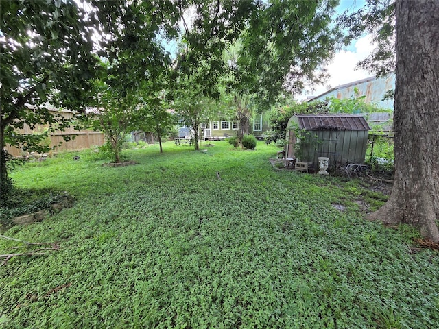 2509 St Emanuel St, Houston, TX 77004 - view of yard featuring a shed