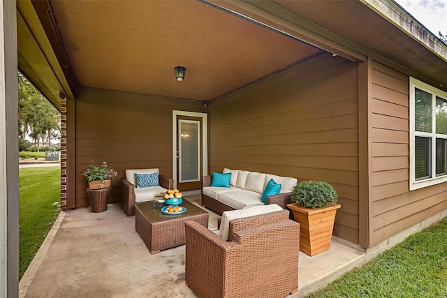 2440 Olympia Dr, West Columbia, TX 77486 - view of patio featuring an outdoor hangout area
